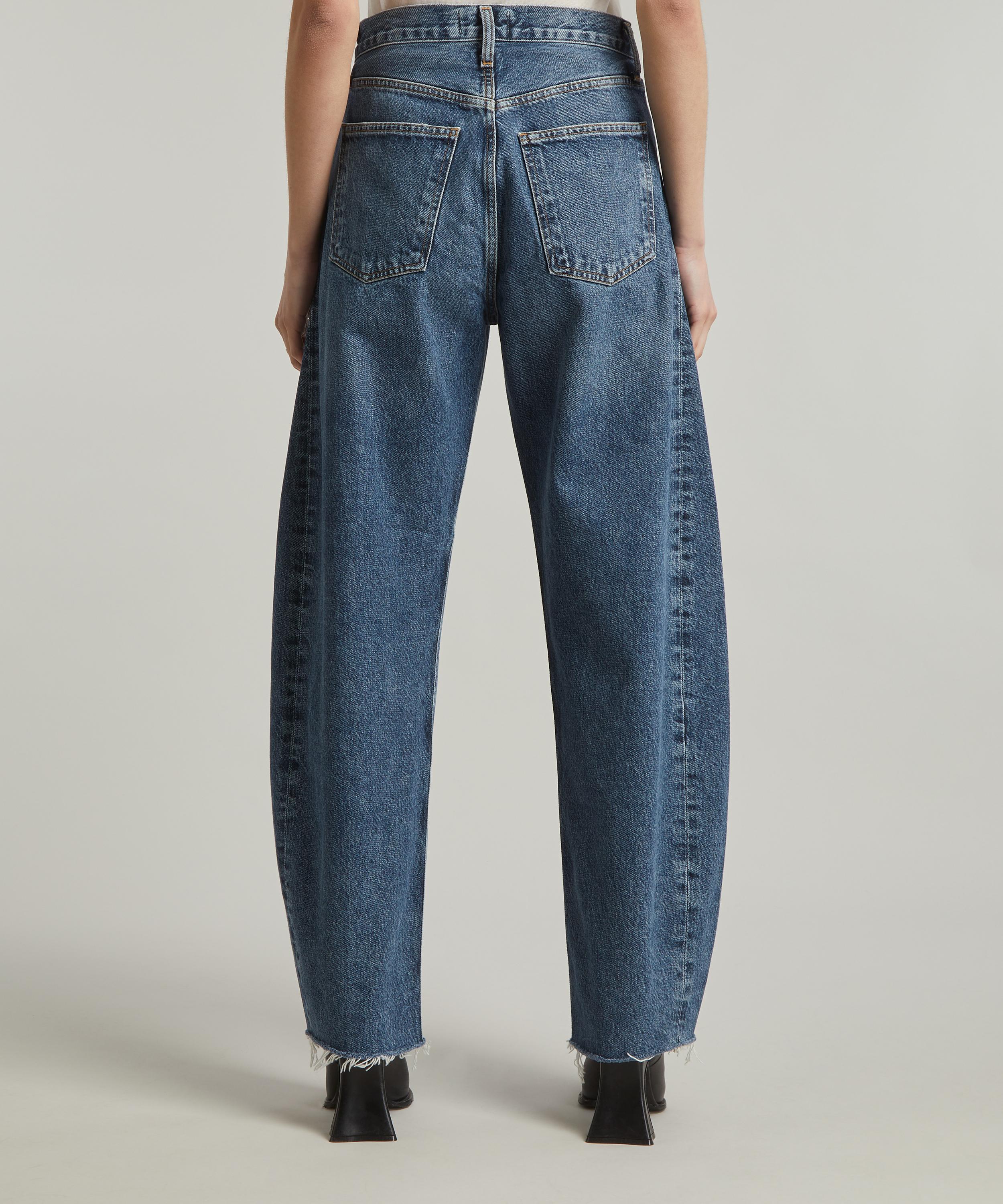 AGOLDE Luna High Rise Pieced Taper Jeans in Control Liberty