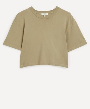AGOLDE - Anya Cropped Cotton T-Shirt image number 0