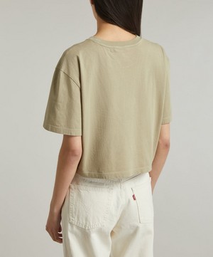 AGOLDE - Anya Cropped Cotton T-Shirt image number 3