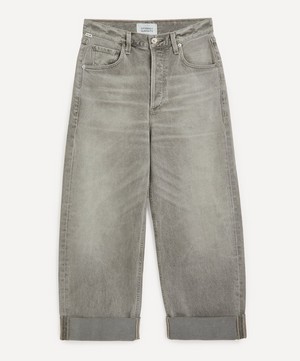 Citizens of Humanity - Ayla Baggy Cuffed Crop Jeans in Quartz Grey image number 0