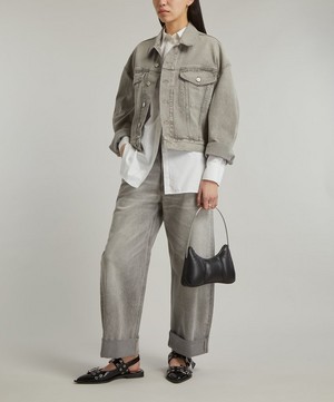 Citizens of Humanity - Ayla Baggy Cuffed Crop Jeans in Quartz Grey image number 1