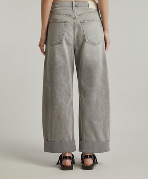 Citizens of Humanity - Ayla Baggy Cuffed Crop Jeans in Quartz Grey image number 3