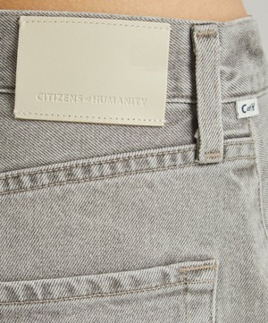 Citizens of Humanity - Ayla Baggy Cuffed Crop Jeans in Quartz Grey image number 4