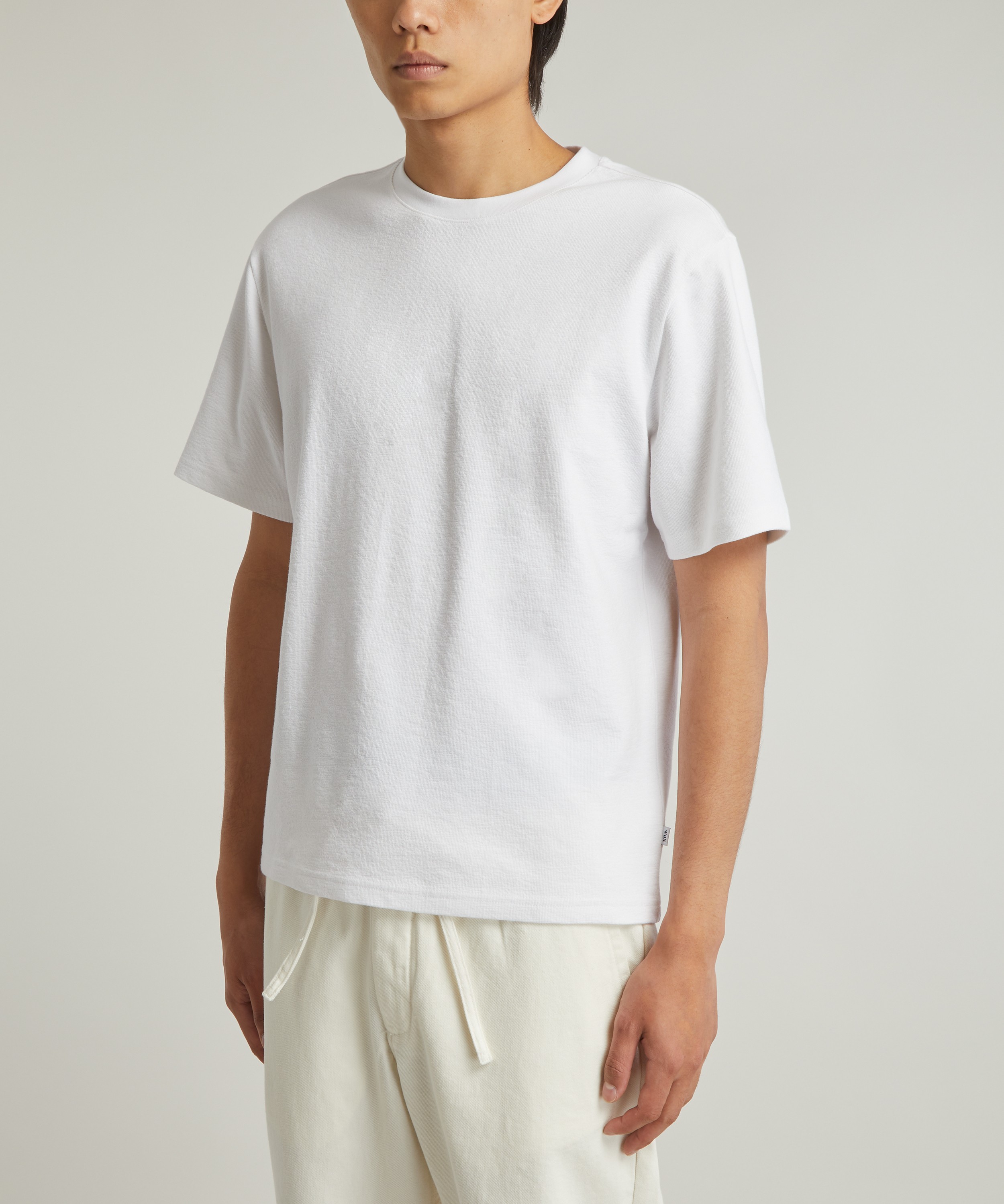 Wax London - Dean Textured Jolt White T-Shirt image number 2