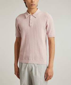 Wax London - Naples Pink Polo Shirt  image number 2