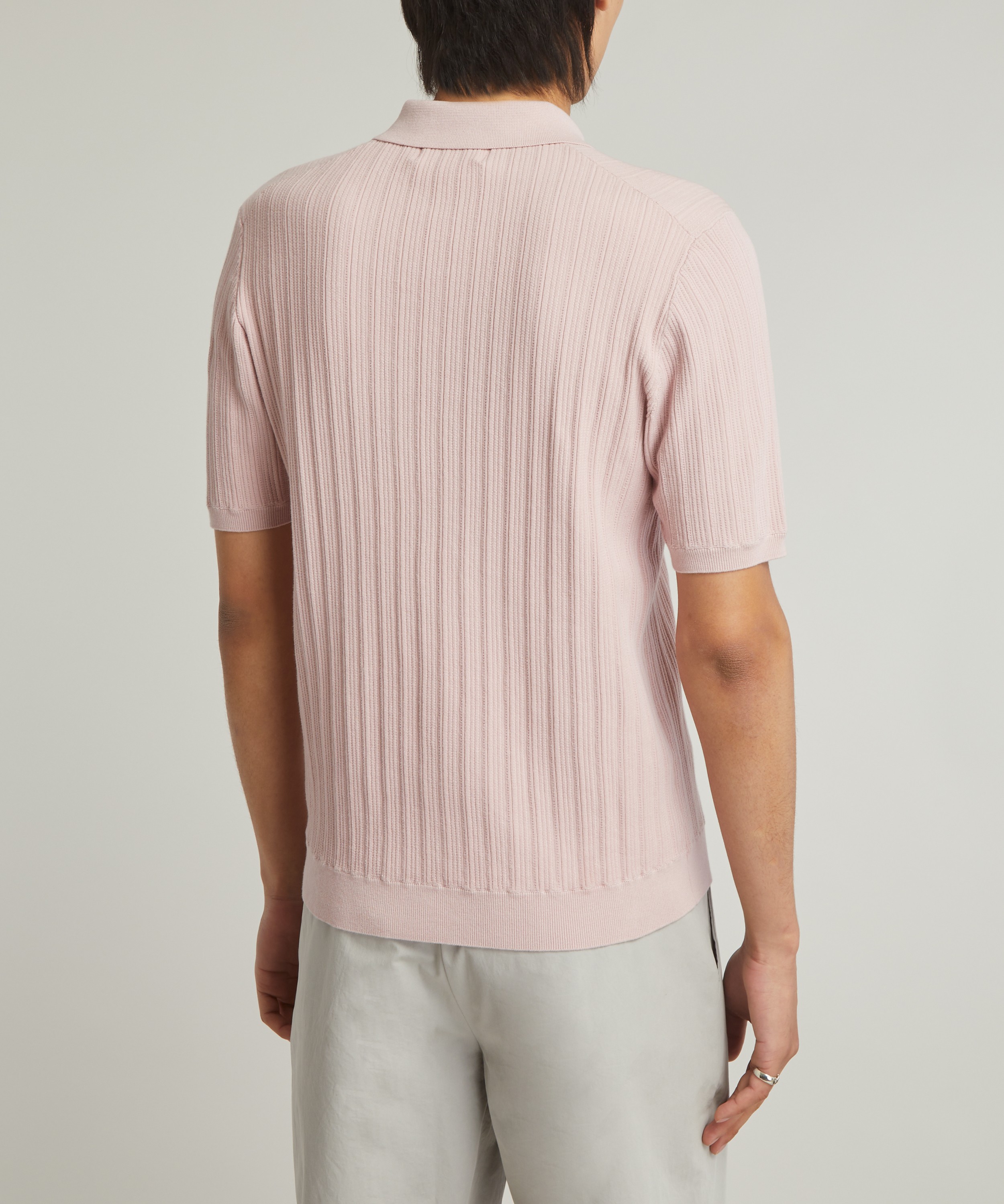 Wax London - Naples Pink Polo Shirt  image number 3