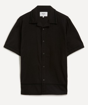 Wax London - Newton Short-Sleeve Pintuck Shirt image number 0