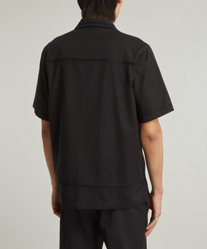Wax London - Newton Short-Sleeve Pintuck Shirt image number 3
