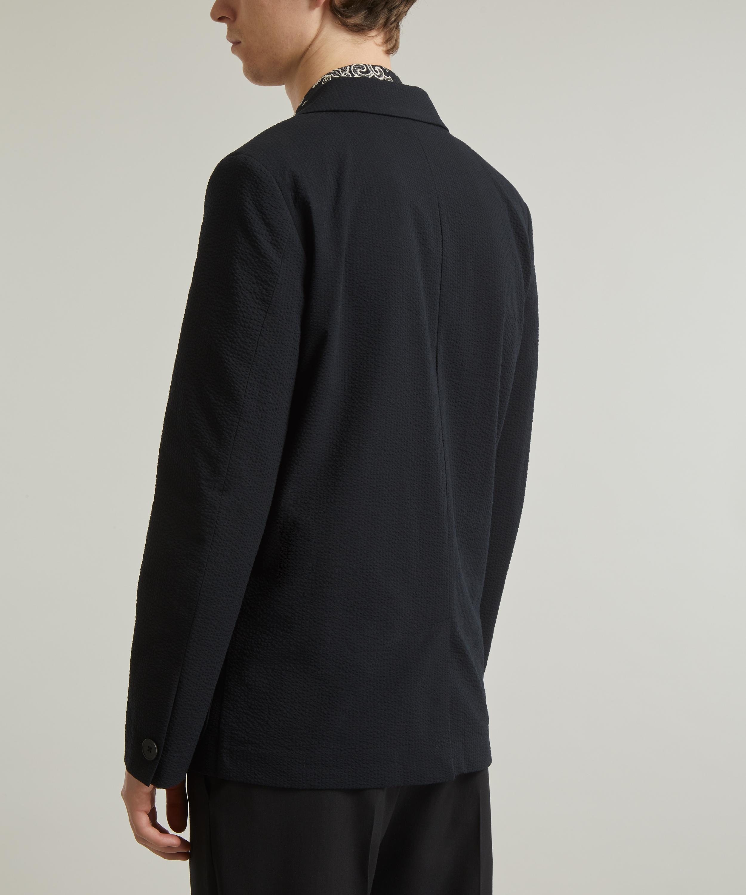 Wax London - Fintry Black Seersucker Blazer image number 3