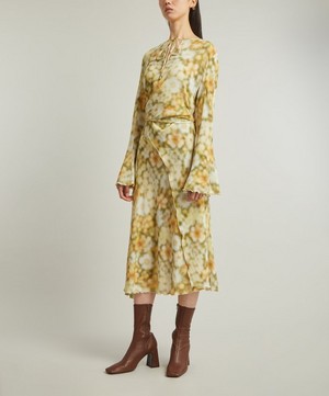 Acne Studios - Wrap Print Dress image number 2