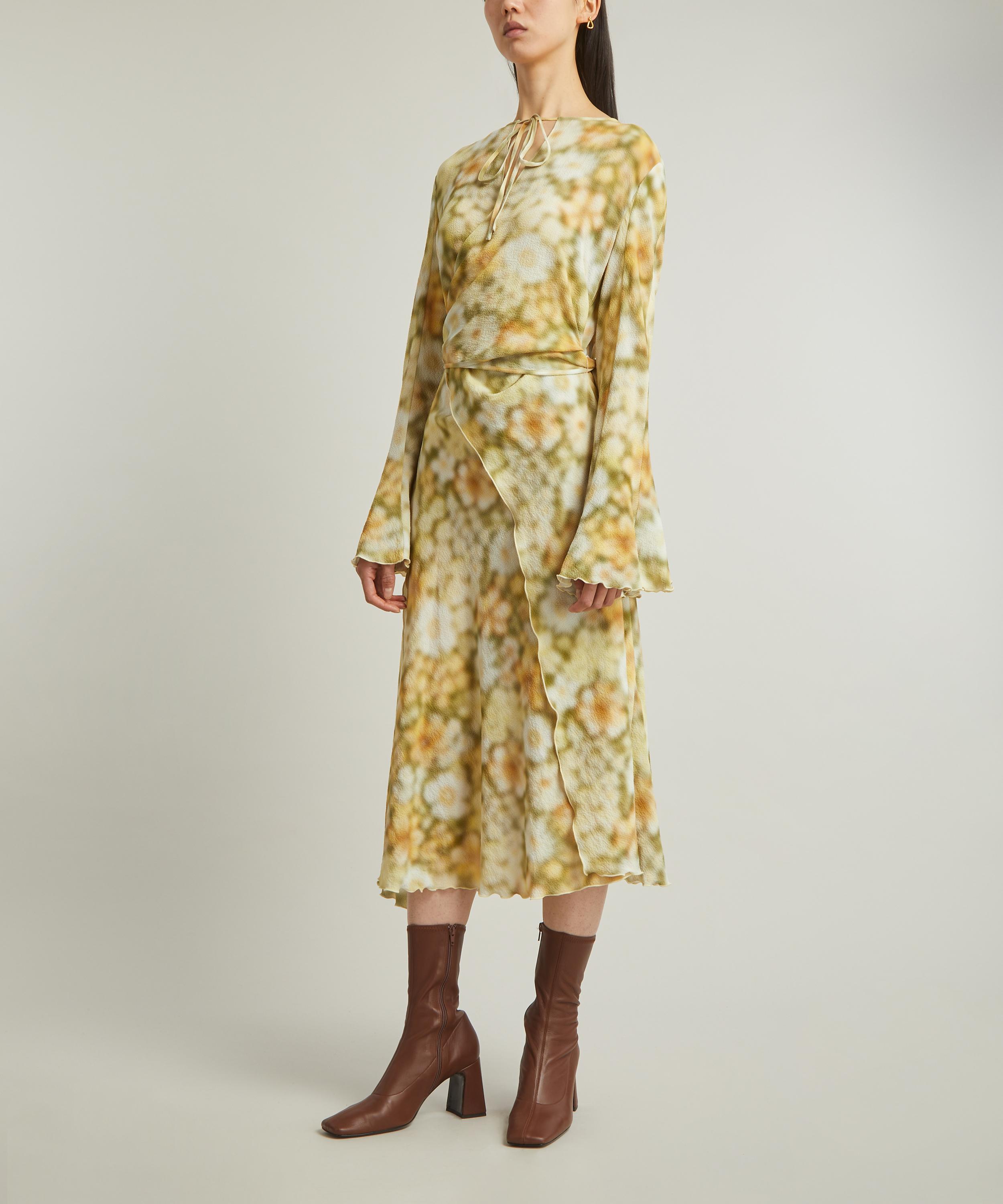 Acne Studios - Wrap Print Dress image number 2