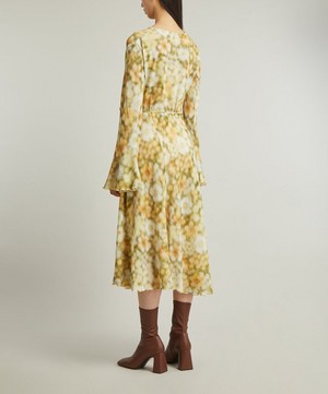Acne Studios - Wrap Print Dress image number 3