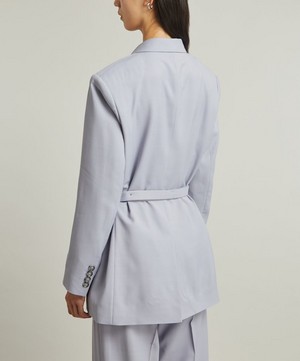 Acne Studios - Dusty Lilac Relaxed Fit Suit Jacket image number 3