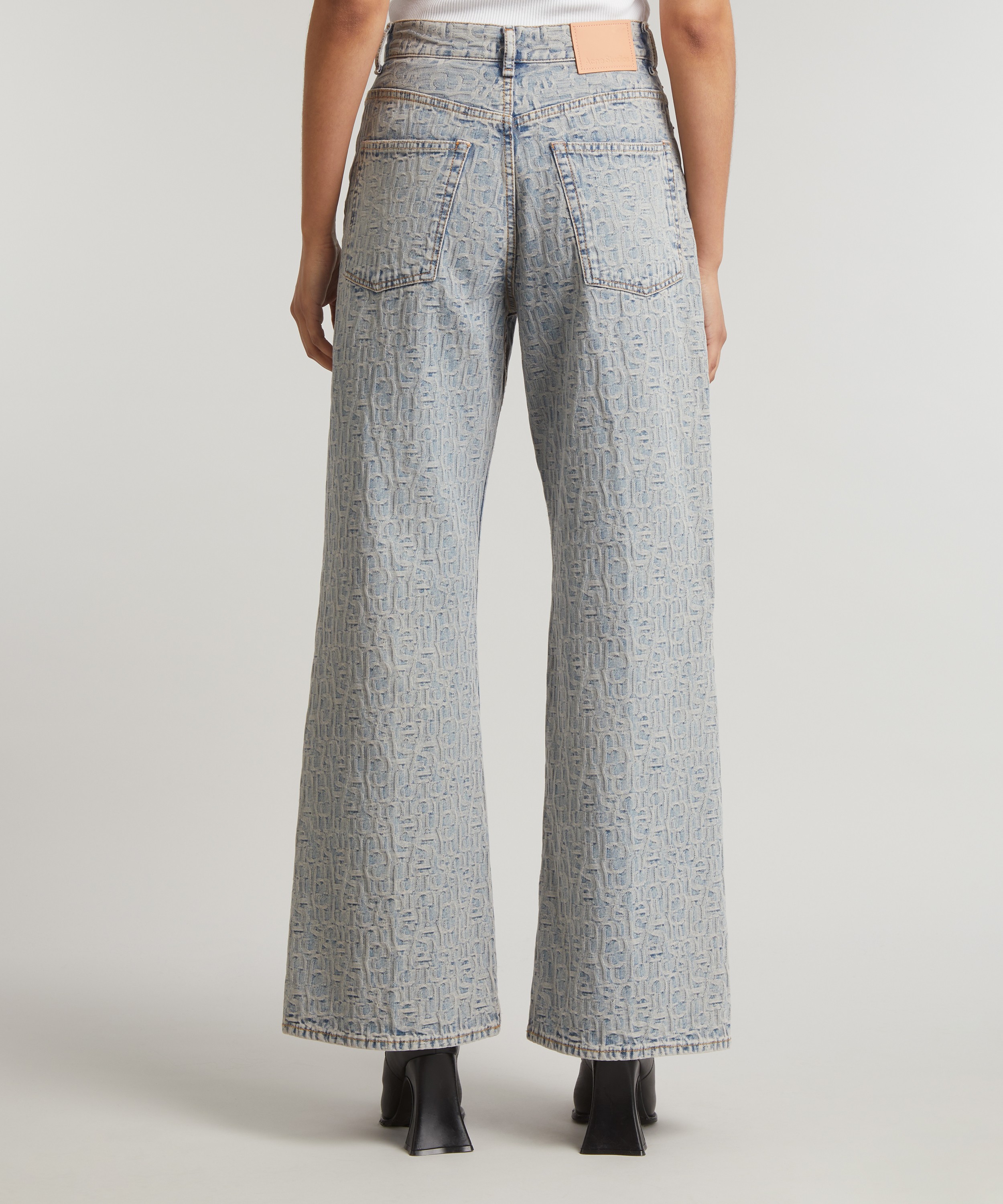 Acne Studios - 2002 Monogram Relaxed Fit Jeans image number 3