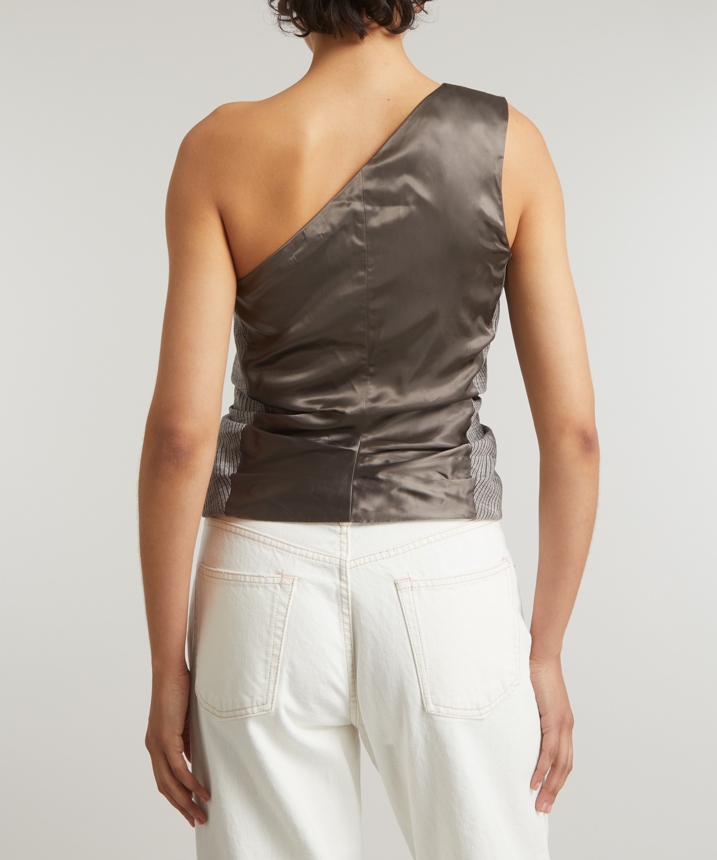Acne Studios - Off Shoulder Button-Up Shirt image number 3