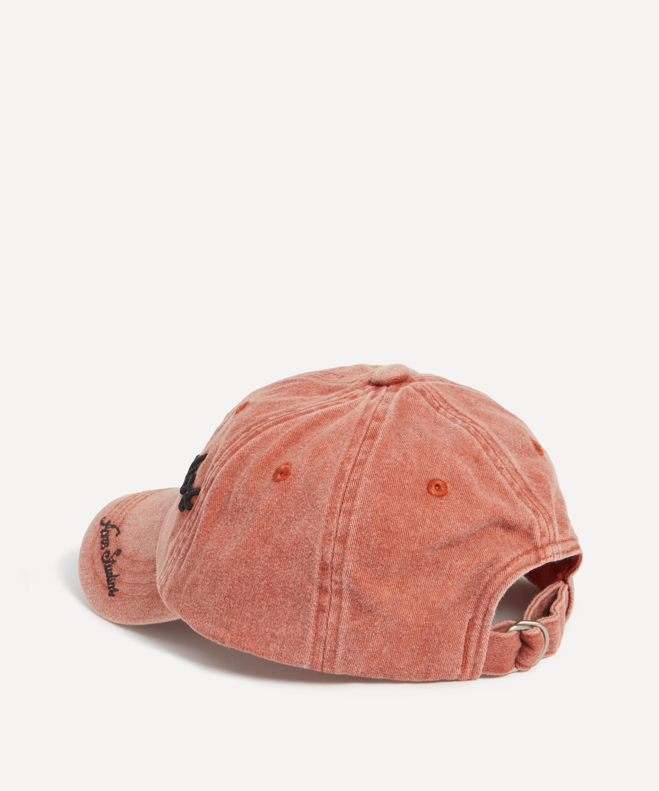 Acne Studios - Logo Washed Cotton Baseball Cap image number 1