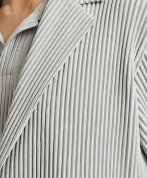 HOMME PLISSÉ ISSEY MIYAKE - Single-Breasted Pleated Blazer image number 4