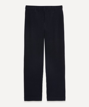 HOMME PLISSÉ ISSEY MIYAKE - Pleated Straight Leg Trousers image number 0