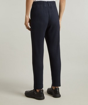HOMME PLISSÉ ISSEY MIYAKE - Pleated Straight Leg Trousers image number 3