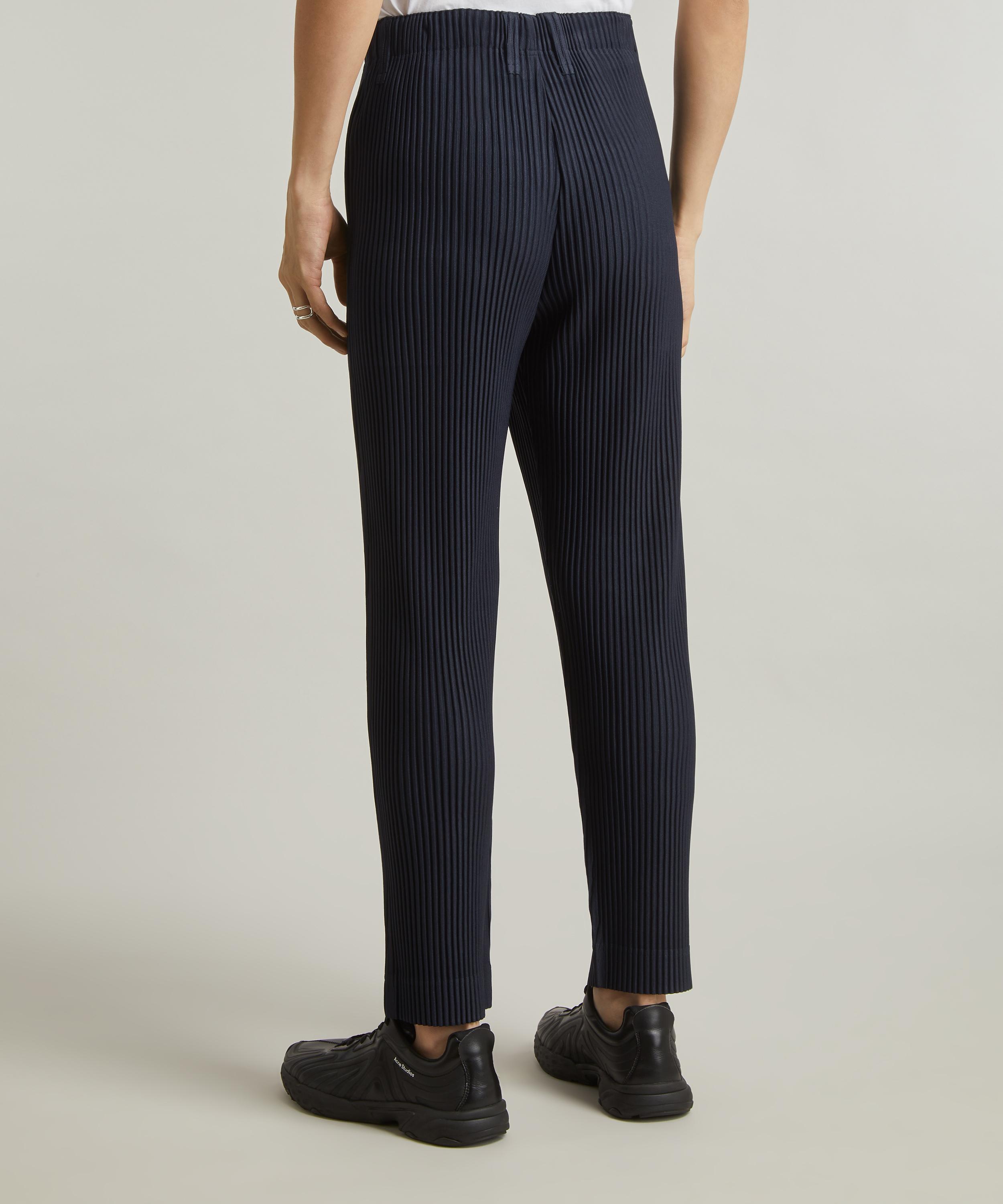 HOMME PLISSÉ ISSEY MIYAKE - Pleated Straight Leg Trousers image number 3