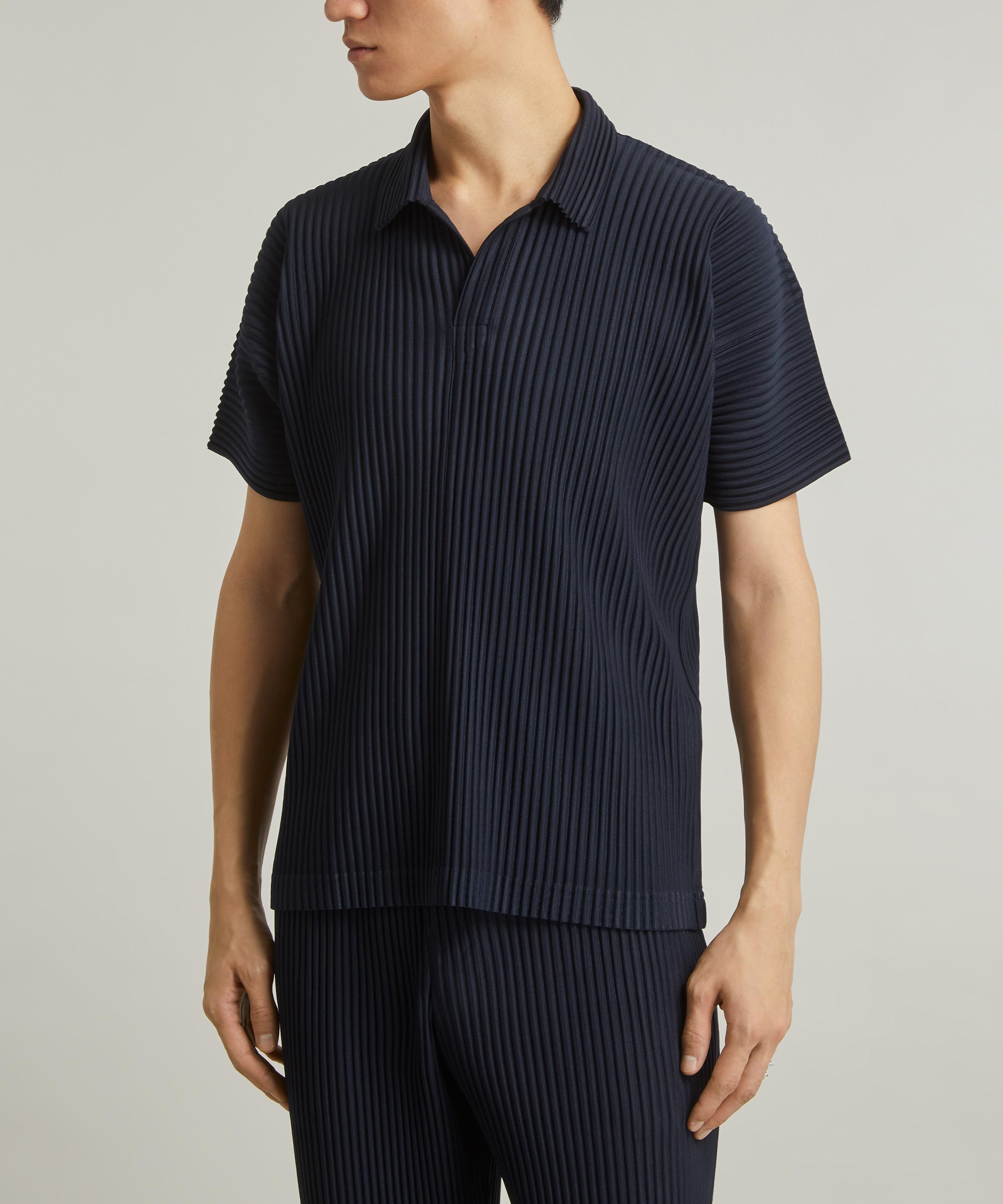 HOMME PLISSÉ ISSEY MIYAKE - Pleated Polo Shirt image number 2