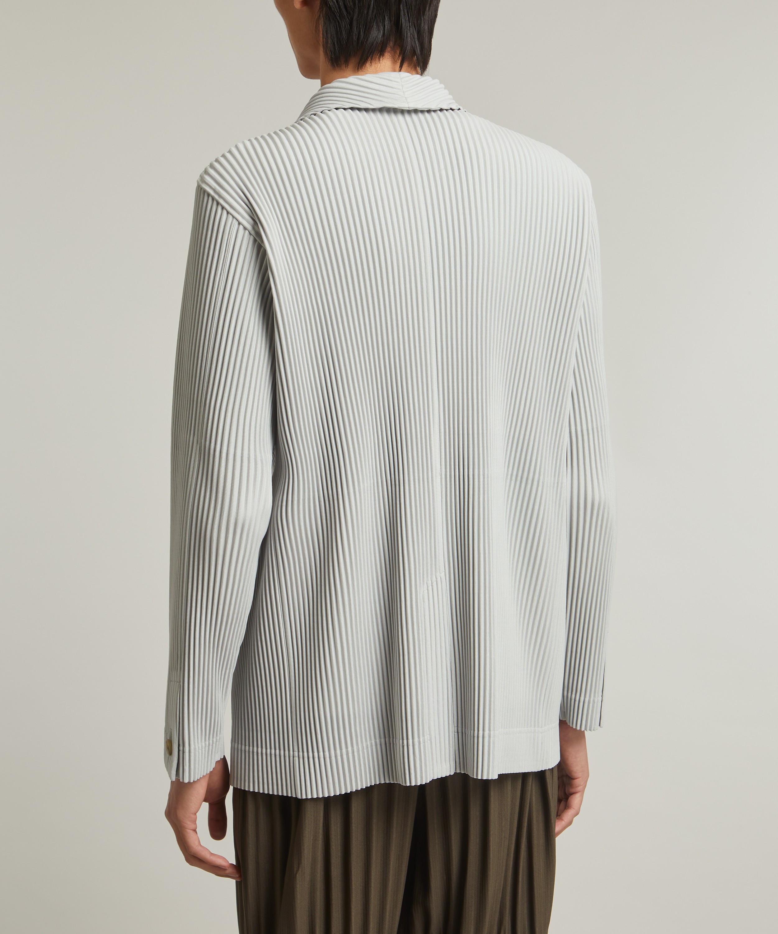 Homme Plisse Issey Miyake - Core Pleated Long Blazer image number 3