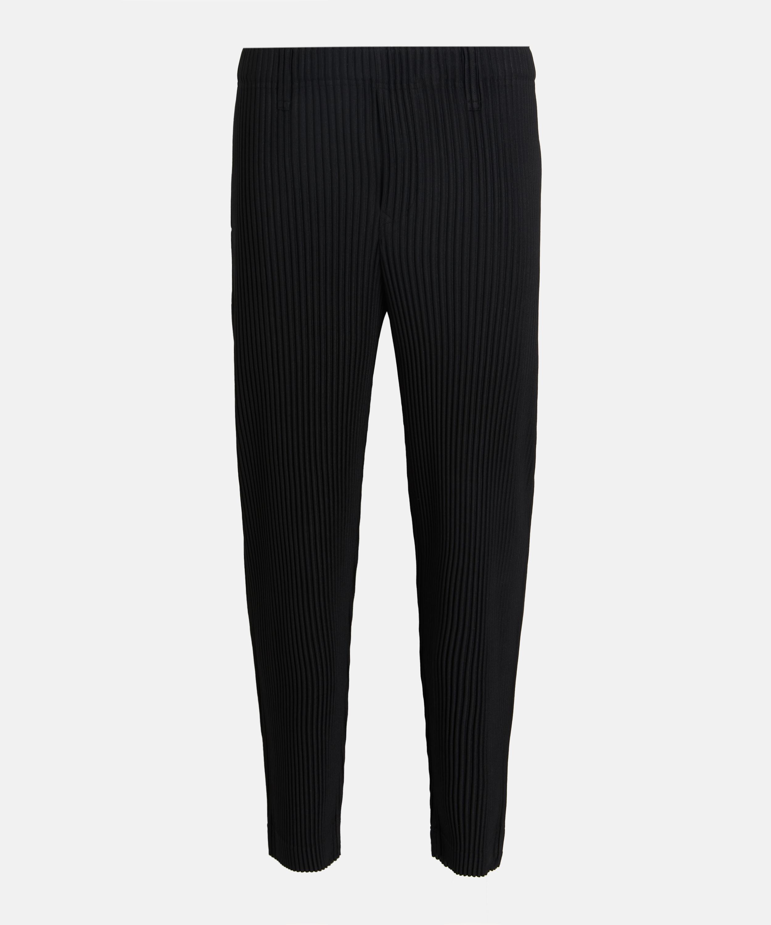 Core Pleated Straight Leg Trousers