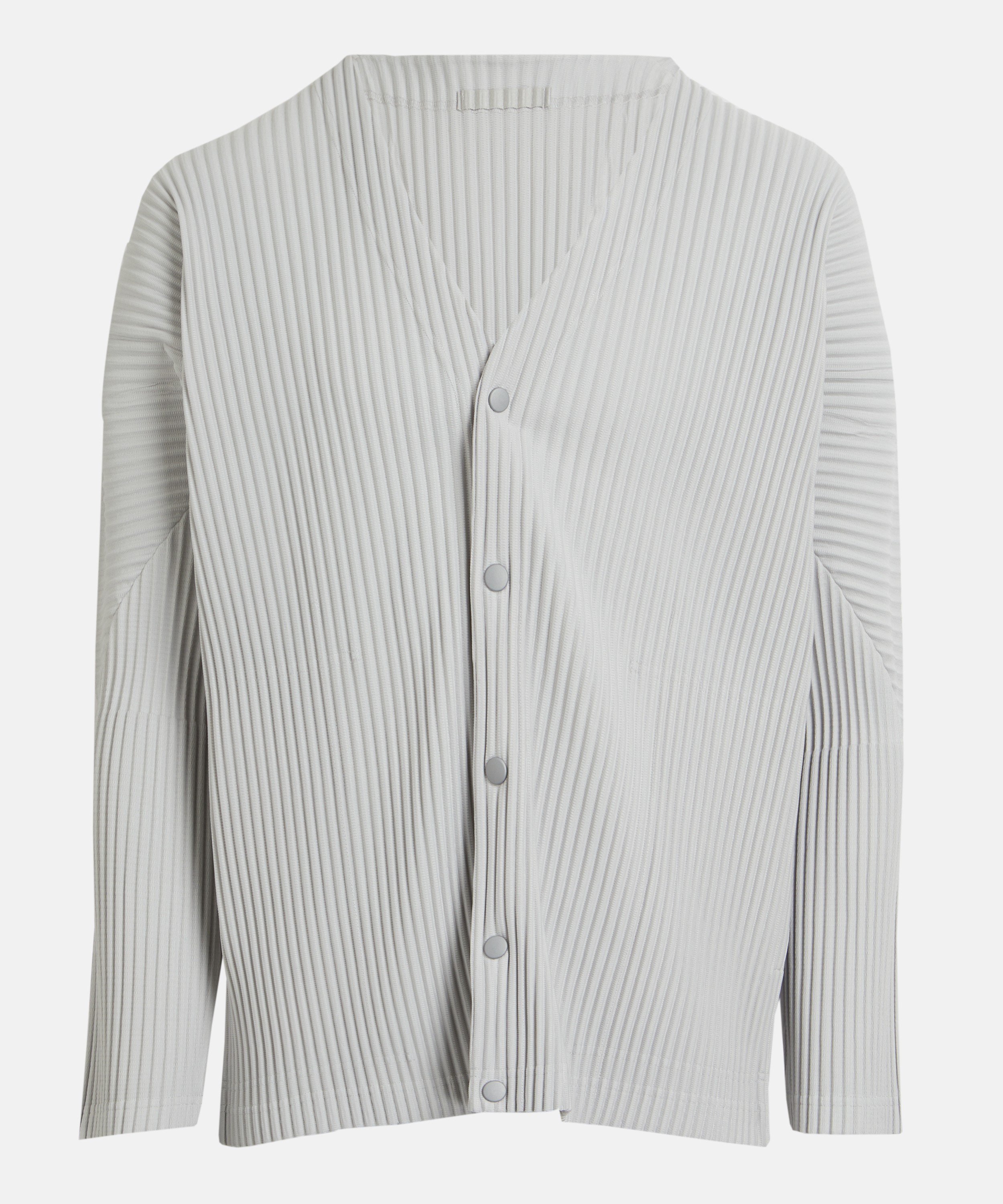 Homme Plisse Issey Miyake - Pleated V-Neck Cardigan image number 0