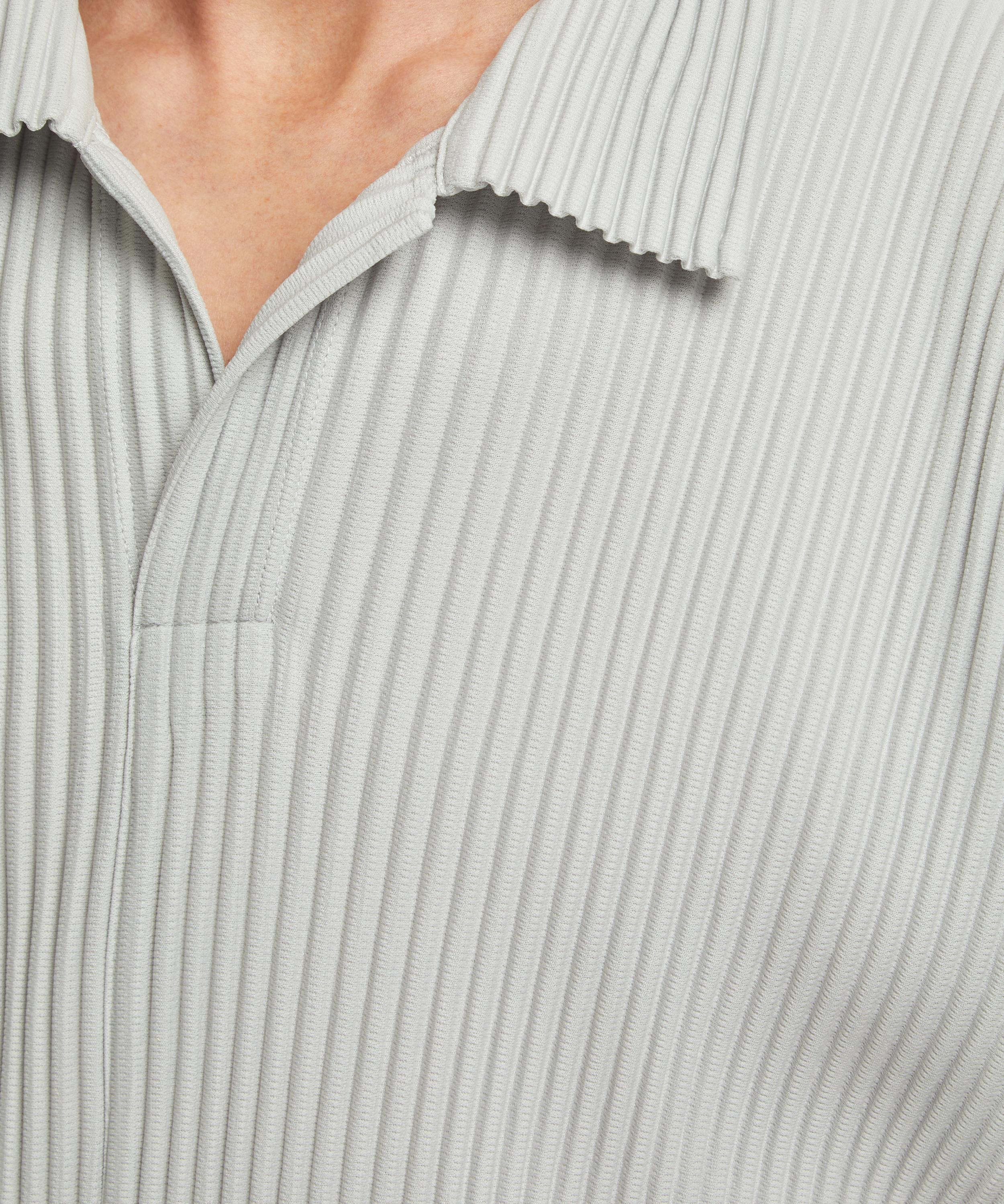 Homme Plisse Issey Miyake - Pleated Polo Shirt image number 4