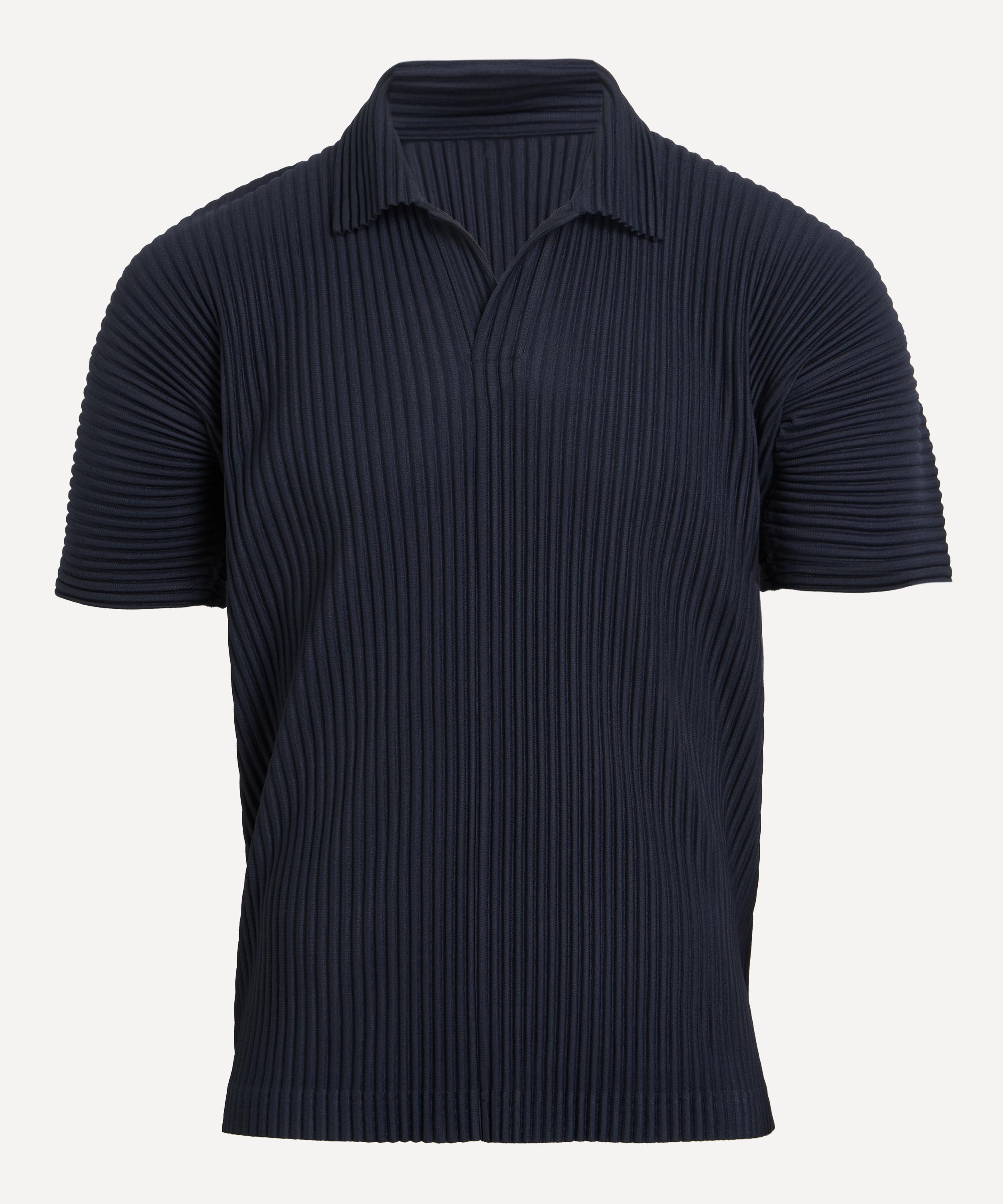 Pleated Polo Shirt