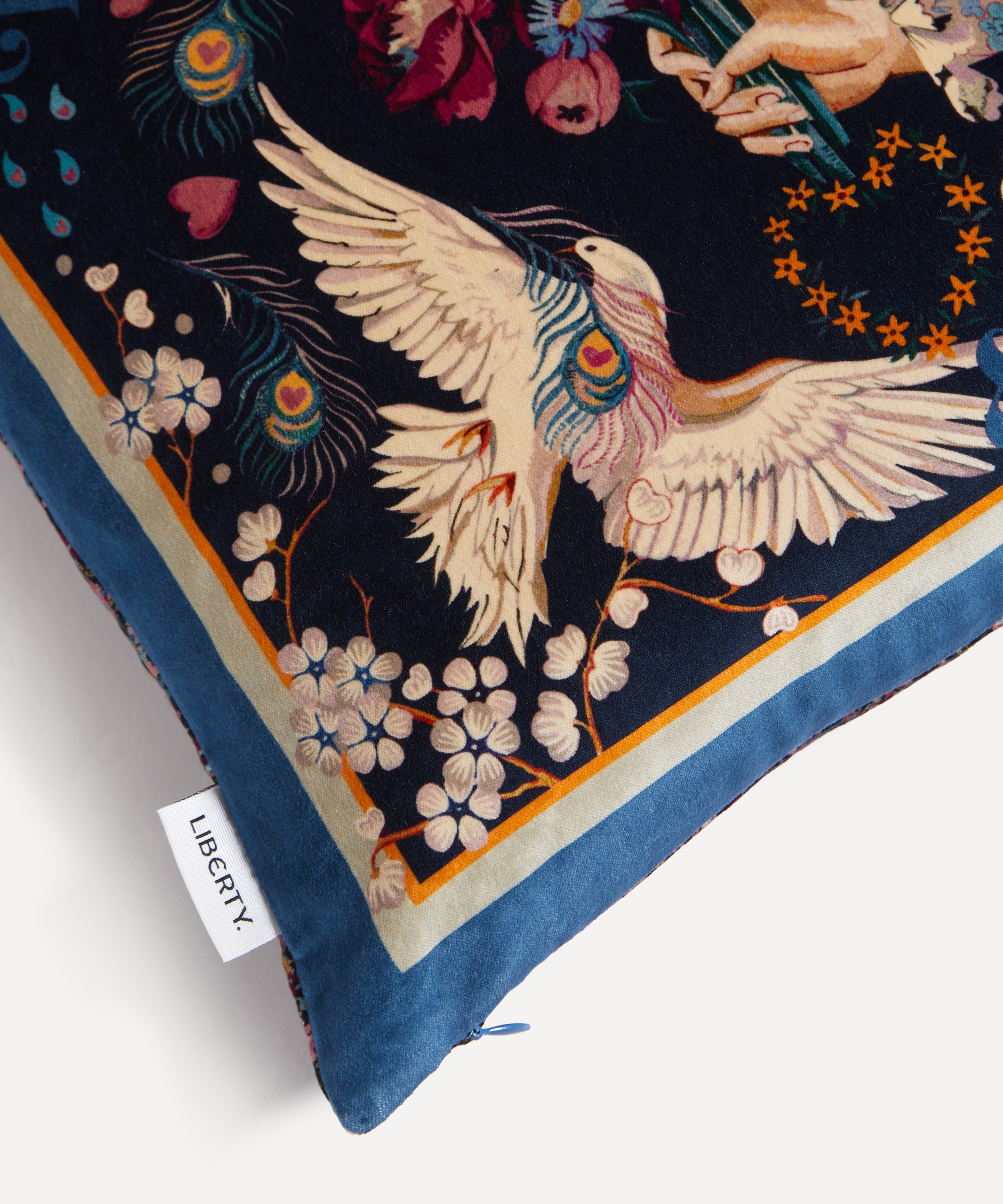 Liberty - Peace Love & Liberty Velvet Cushion image number 2