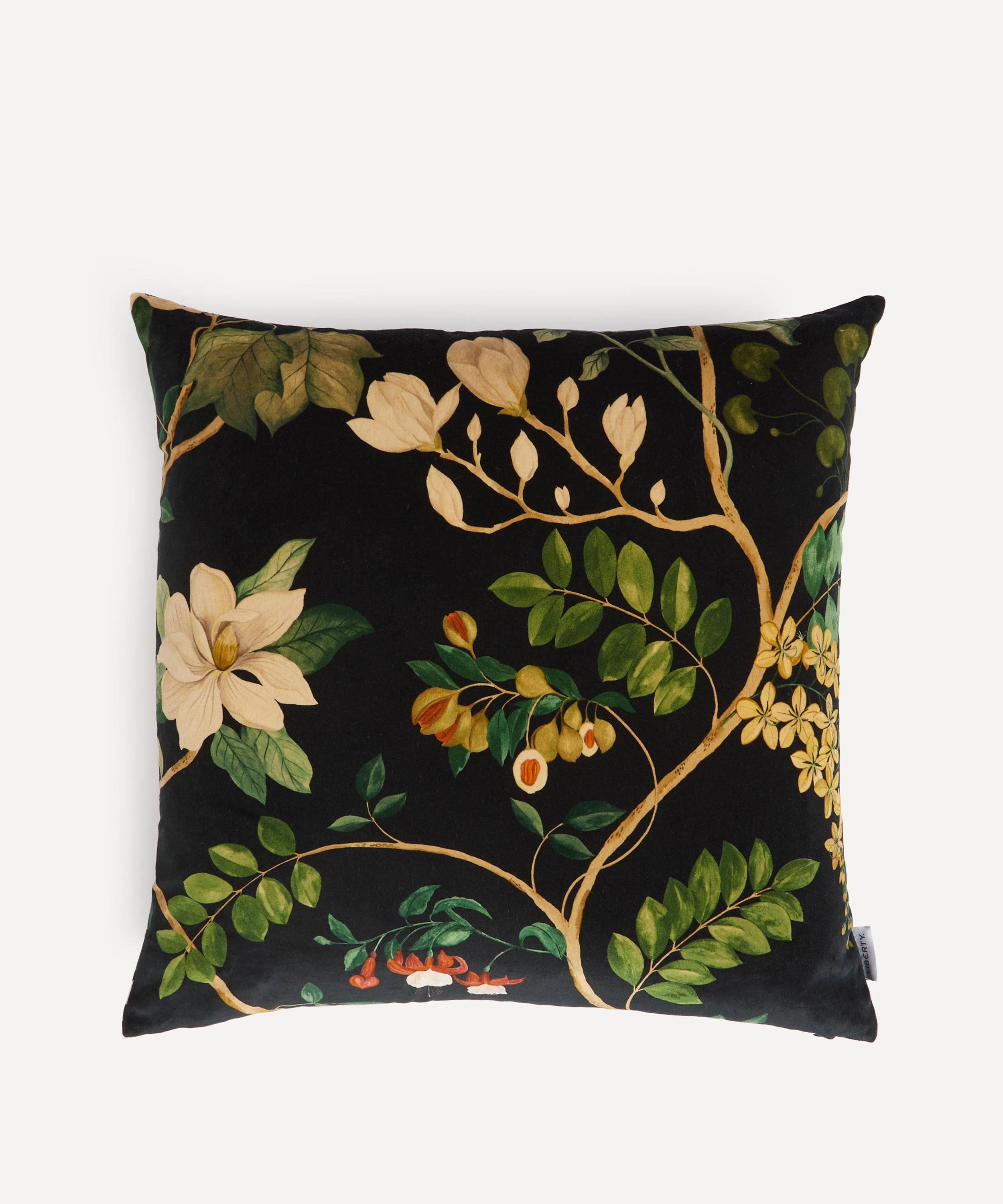 Liberty - Magical Plants Velvet Cushion image number 1