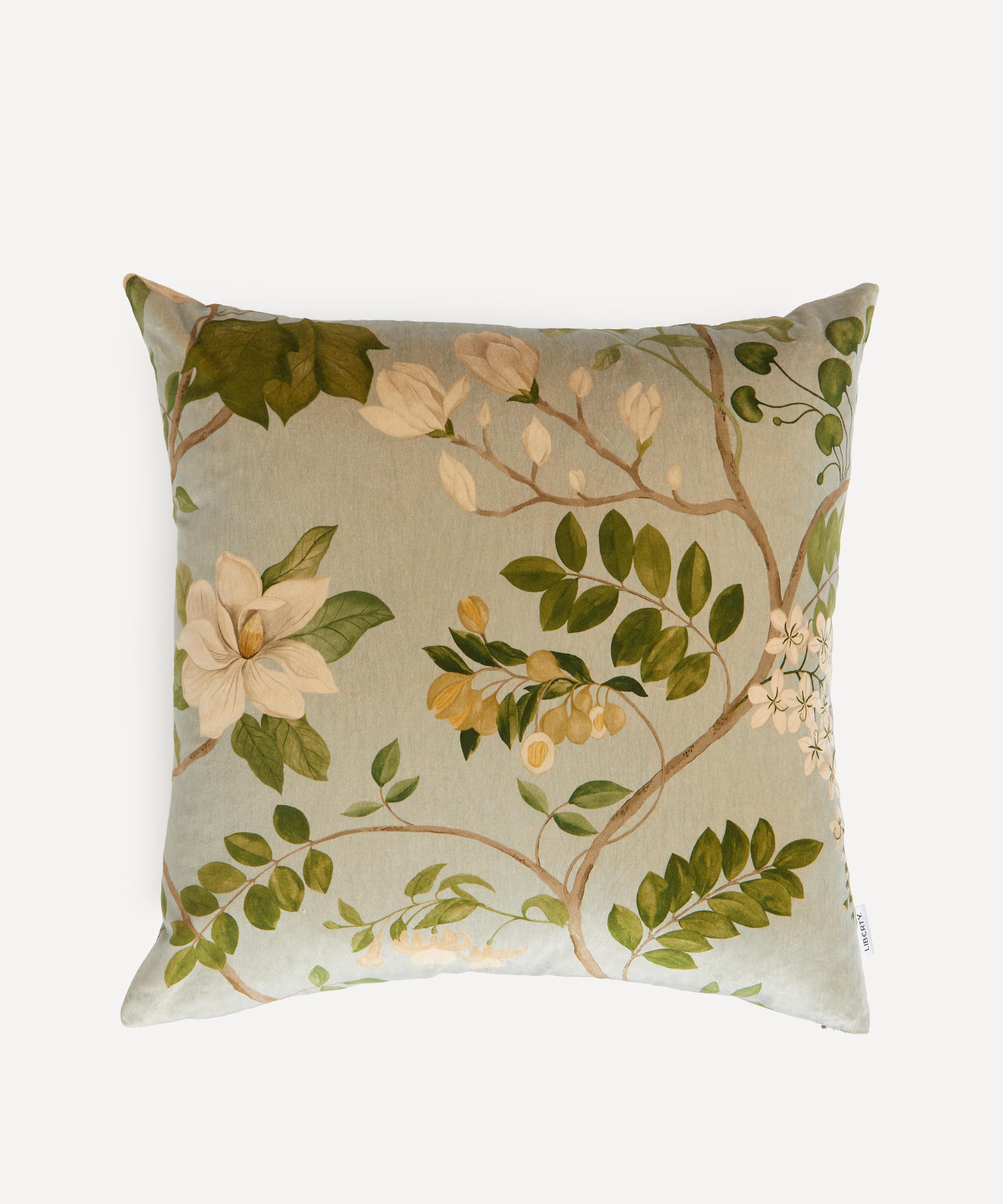 Liberty - Magical Plants Velvet Cushion image number 1