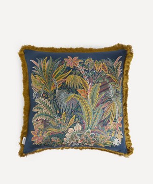 Liberty - Persian Verdure Square Silk Cushion image number 0