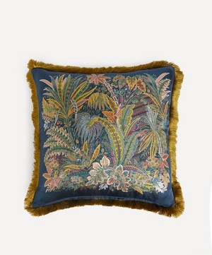 Liberty - Persian Verdure Square Silk Cushion image number 1