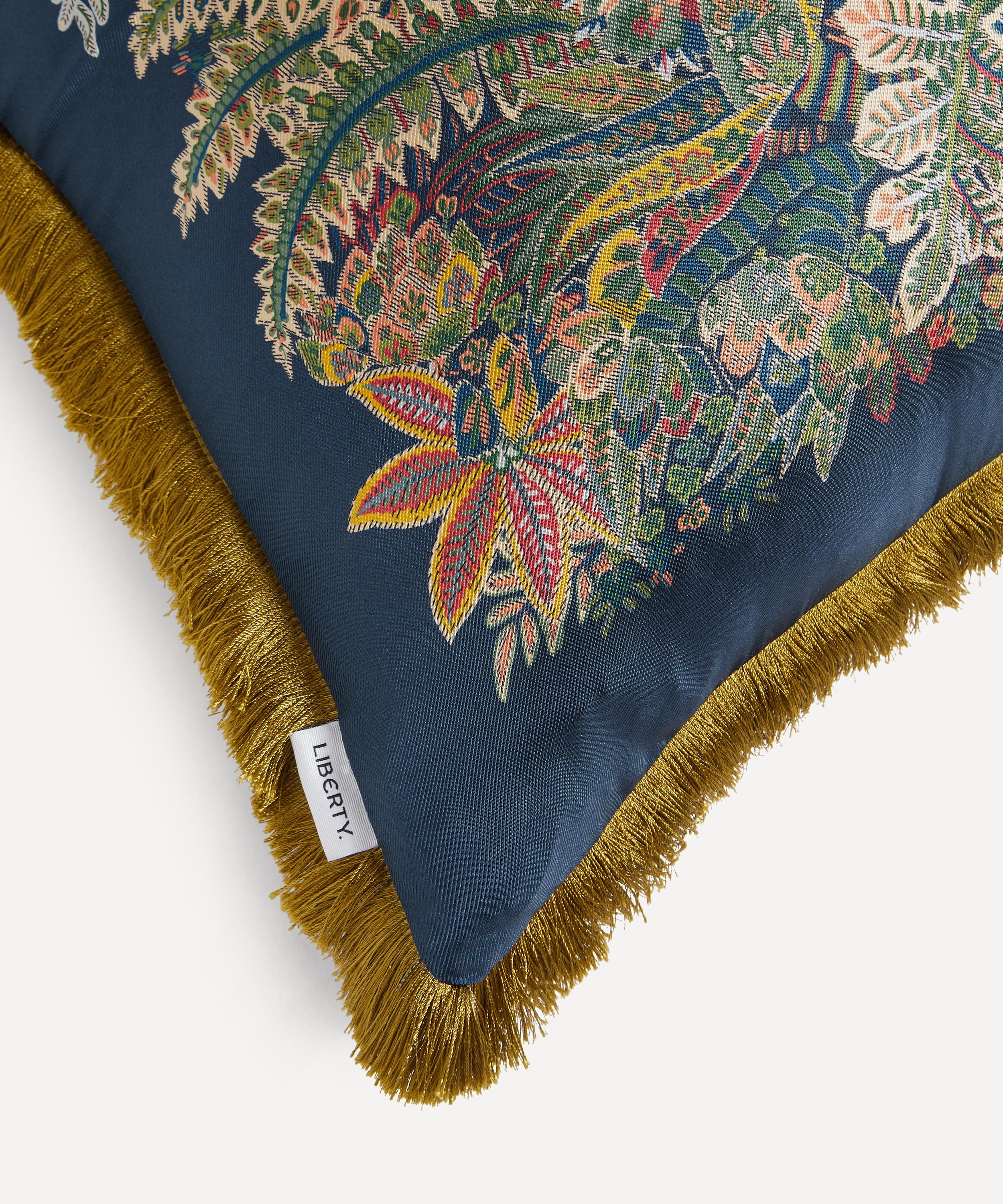 Liberty - Persian Verdure Square Silk Cushion image number 2