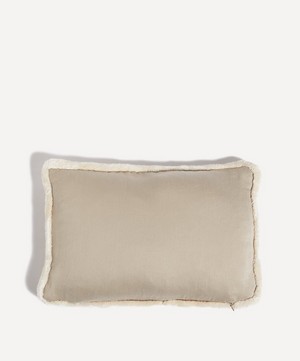 Liberty - Kimono Knot Rectangular Cushion in Fennel image number 1