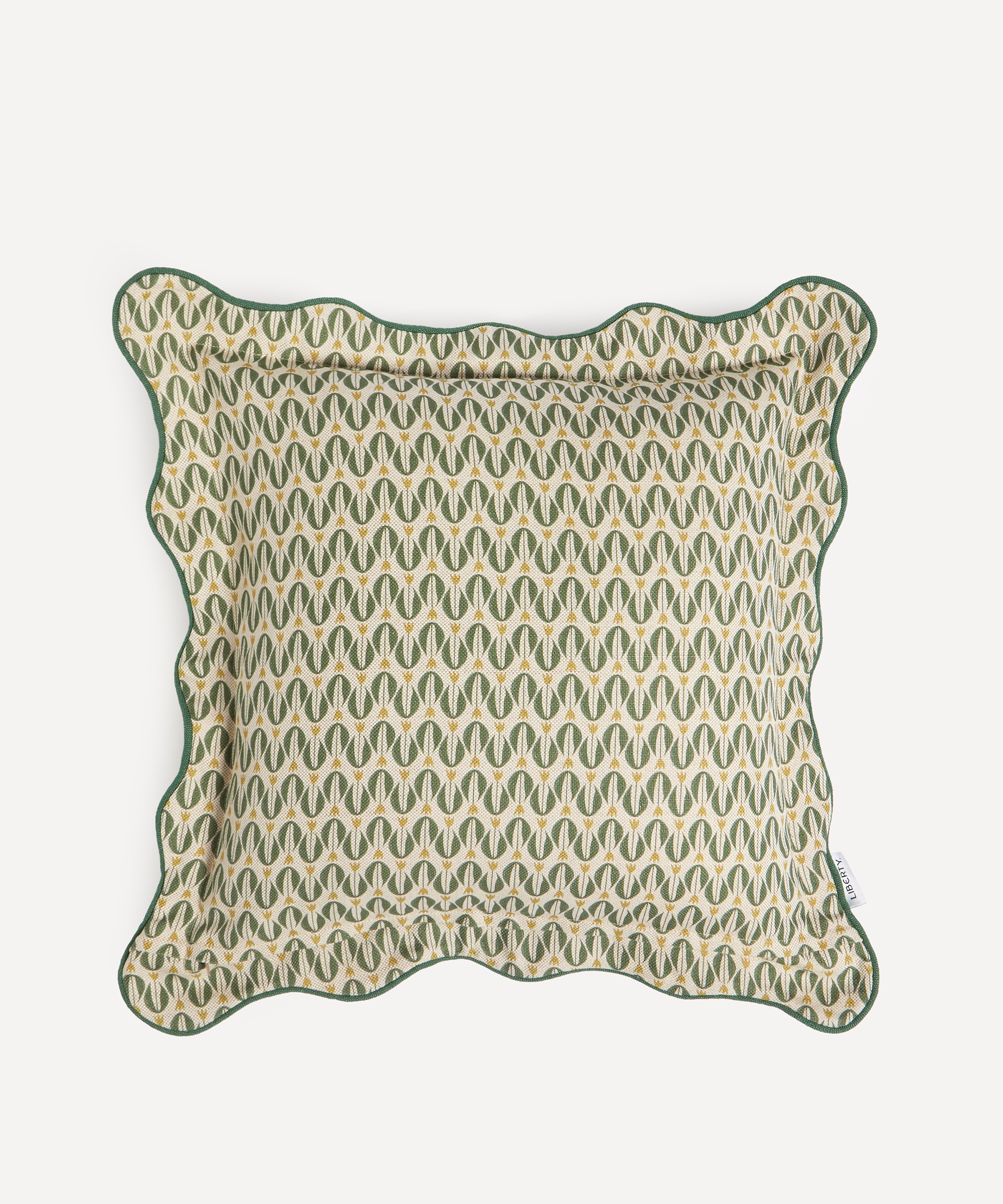 Liberty - Lutea Square Cushion in Linchen image number 1