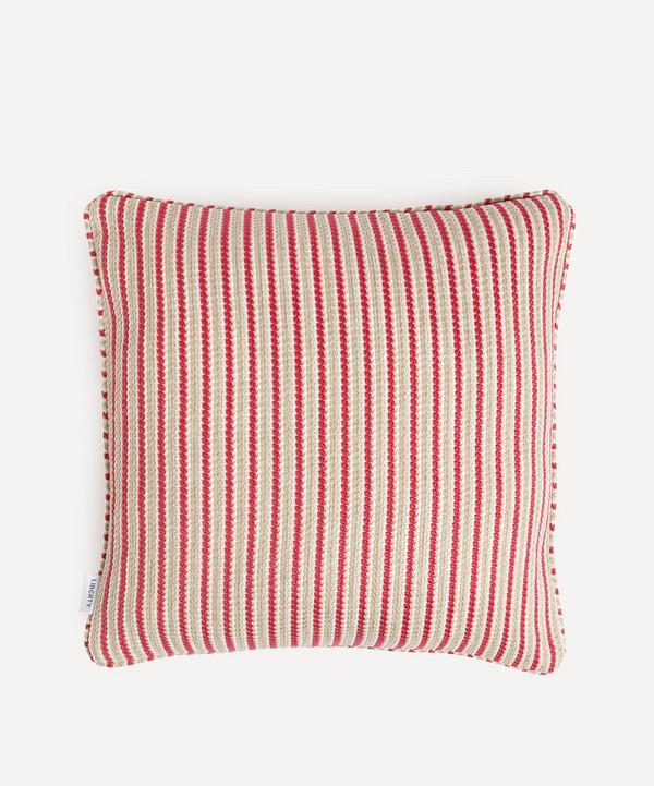 Liberty - Candy Stripe Small Square Outdoor Cushion image number null