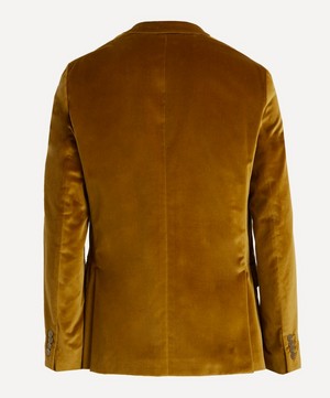 Paul Smith - Chartreuse Velvet Two-Button Blazer image number 2