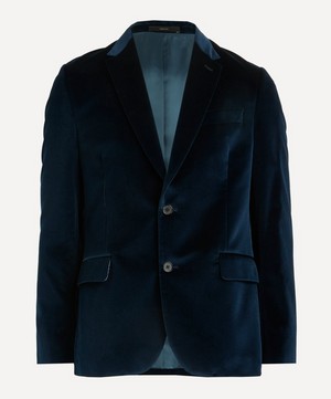 Paul Smith - Inky Velvet Two-Button Blazer image number 0
