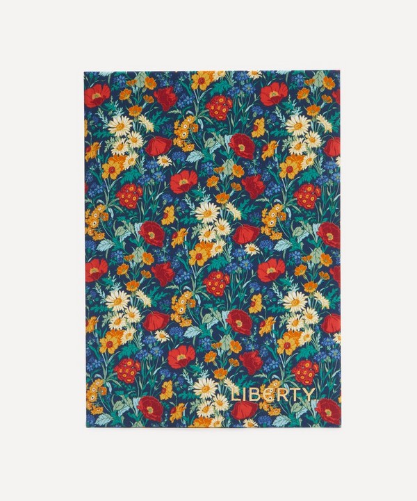 Liberty - Florence May Print Cotton A5 Lined Notebook image number null