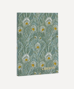 Liberty - Queen Hera Print Cotton A5 Lined Notebook image number 1