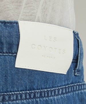 Les Coyotes de Paris - Super Oversized Classic Blue Jeans image number 4