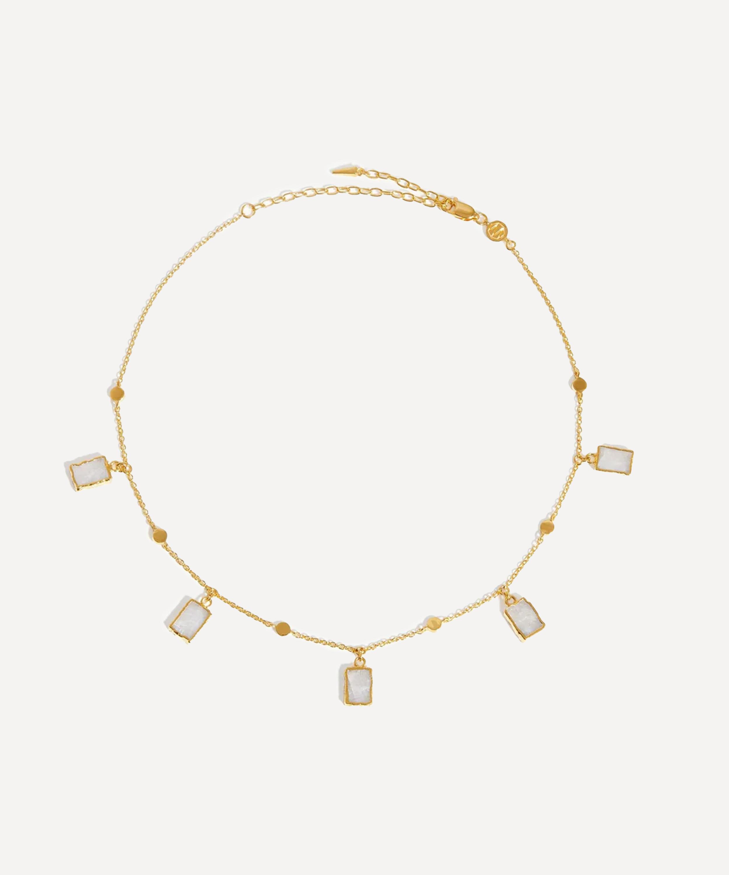 Missoma - 18ct Gold-Plated Lena Charm Choker Necklace image number 0