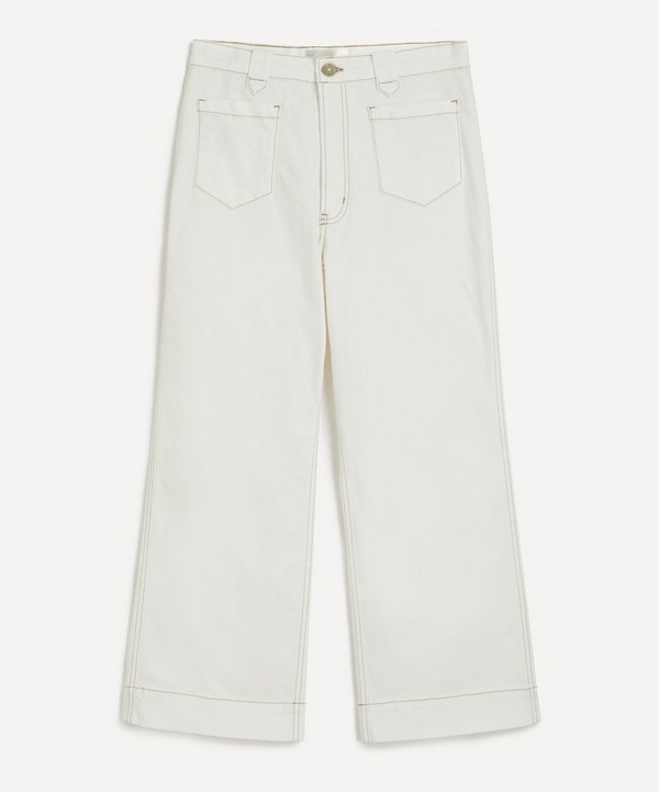 Frame - Utility Relaxed Straight Leg Jeans image number null
