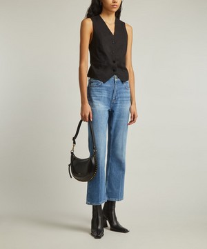 Frame - 70s Crop Mini Boot Jeans image number 1