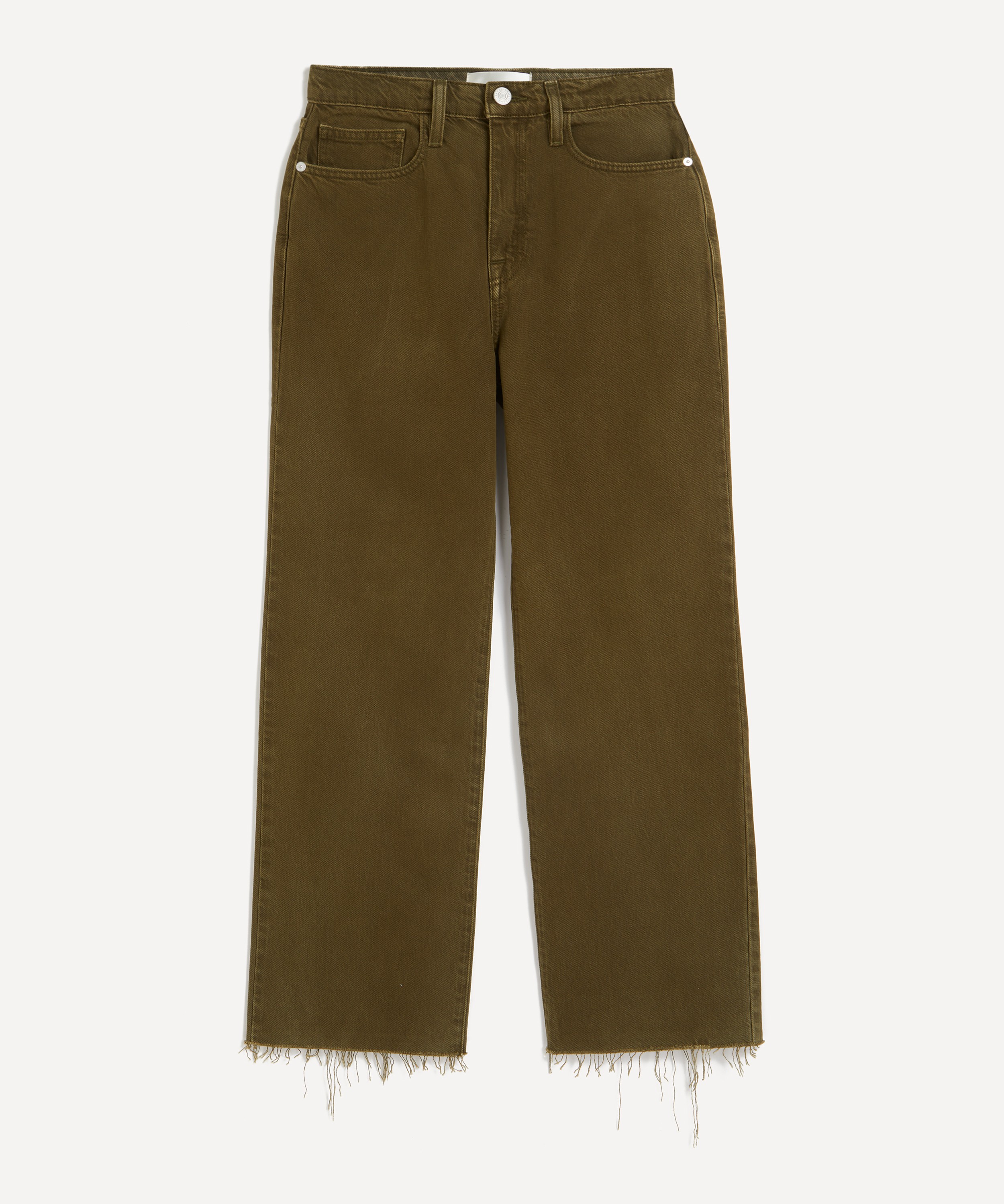 Frame - Cropped Le Jane Straight Leg Jeans