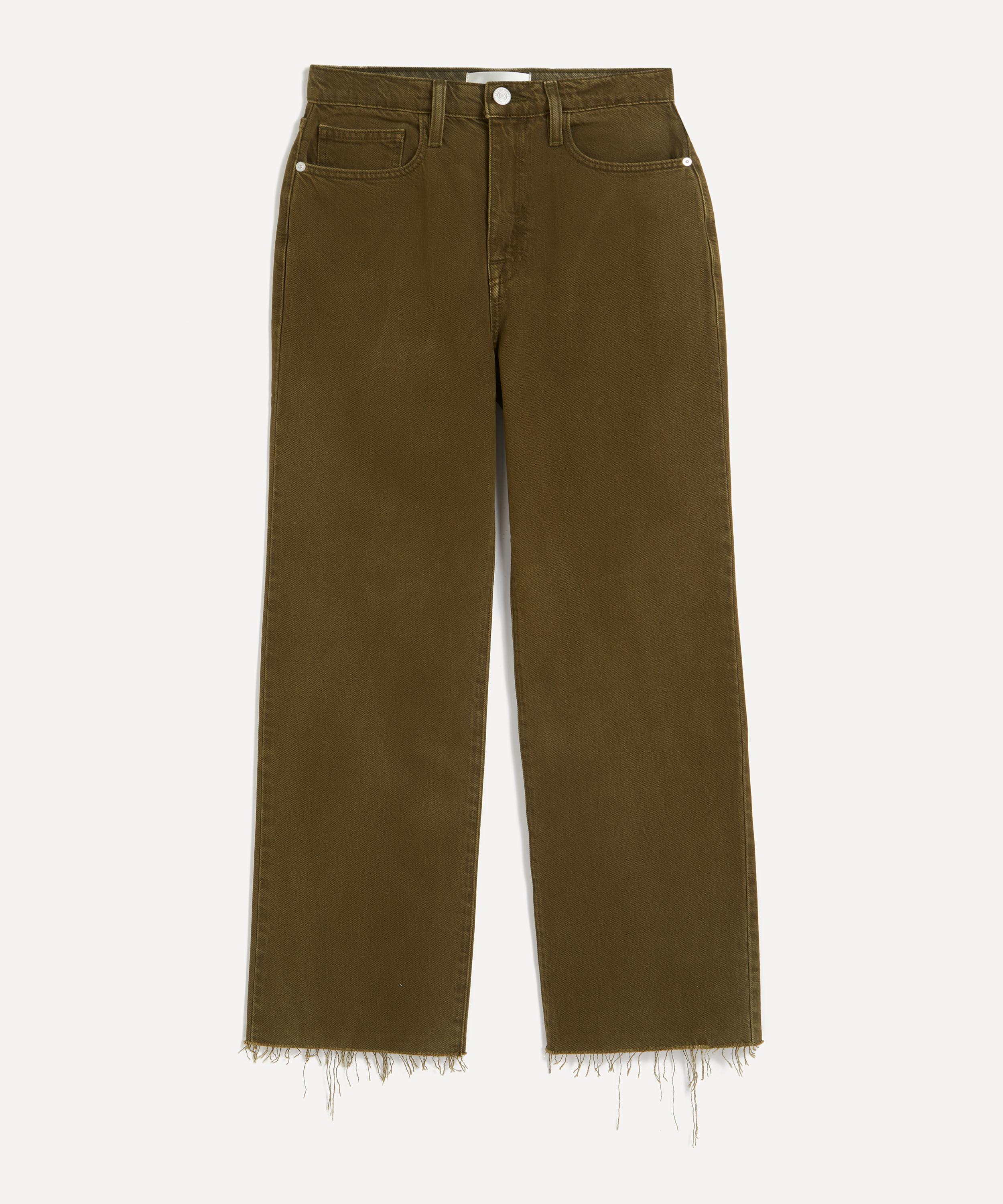 Frame - Cropped Le Jane Straight Leg Jeans image number 0