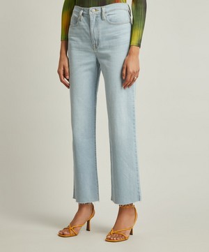 Frame - Cropped Le Jane Straight Leg Jeans image number 2